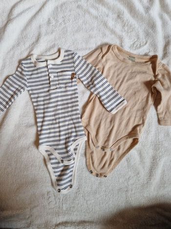 Lot 2 bodies manches longues 9 kiamois