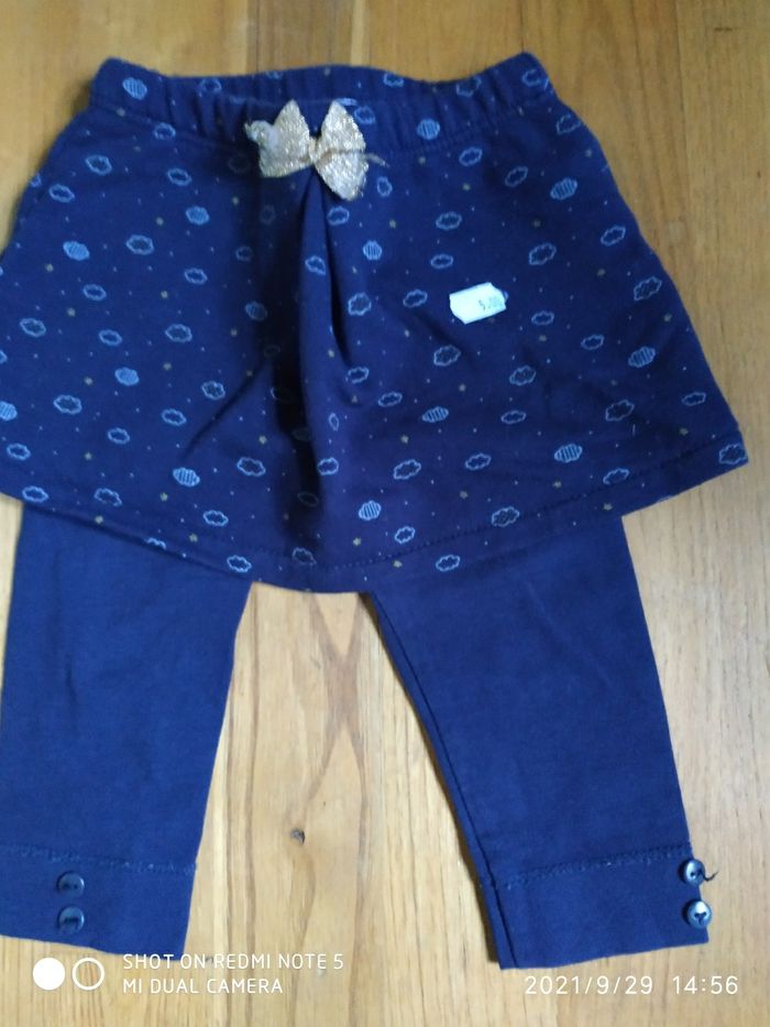 Jupe+ legging accroché