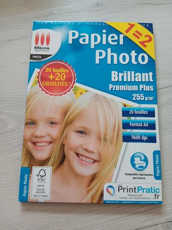 Papier photo brillant