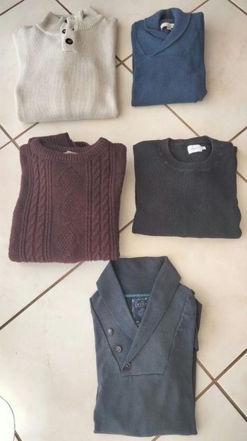 Lot 5 pulls homme XXL