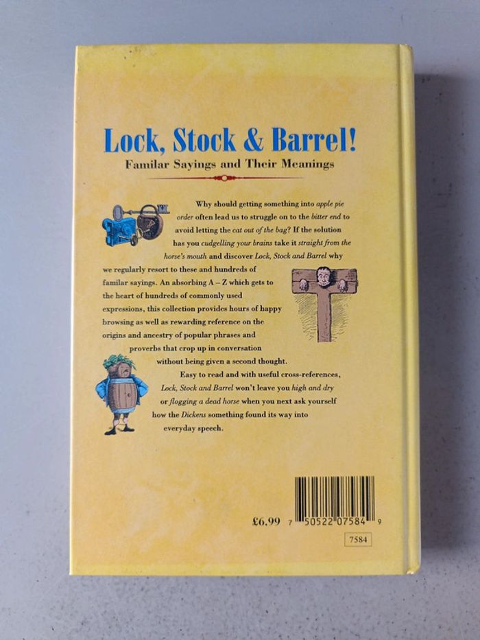 Lock, stock and barrel. Familiar sayings and their meanings - photo numéro 2