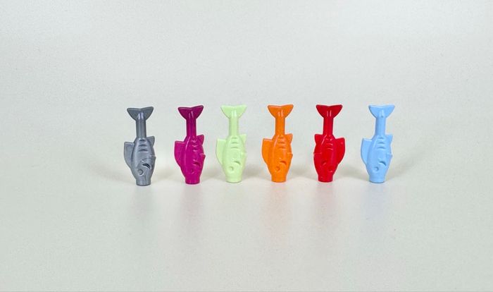 Lego Animaux City : Lot de poissons couleurs variées - NEUF - photo numéro 3