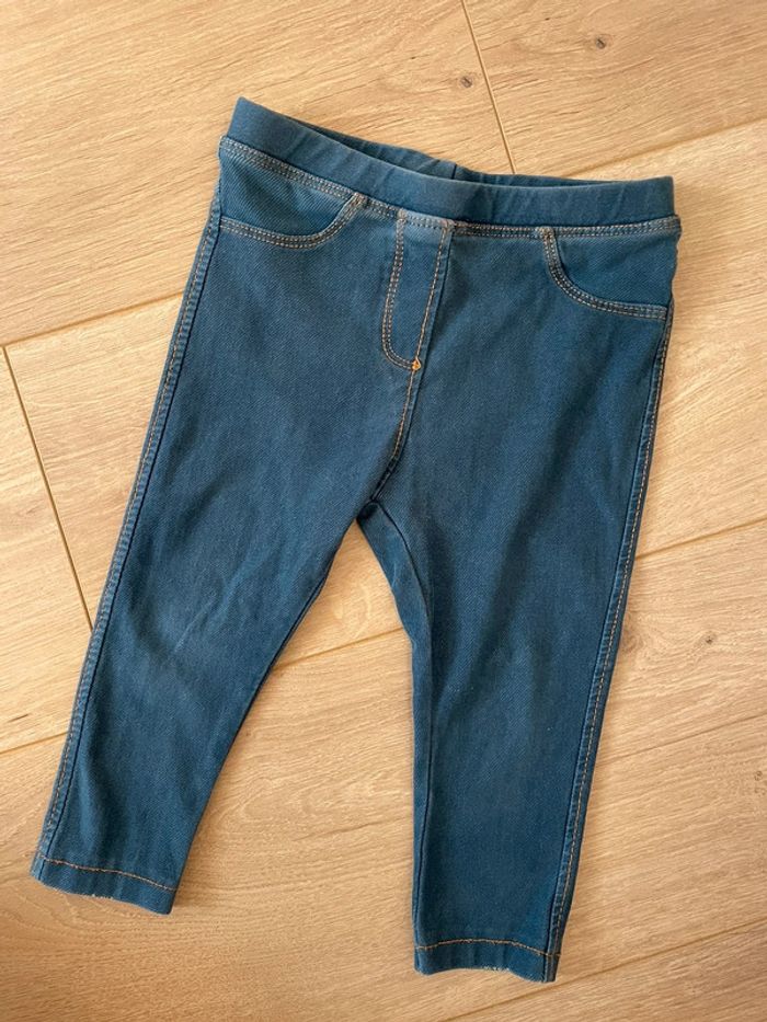 Pantalon legging jean Zara 18 mois - photo numéro 2
