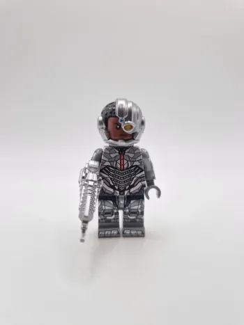 Figurine type lego Cyborg DC Comics
