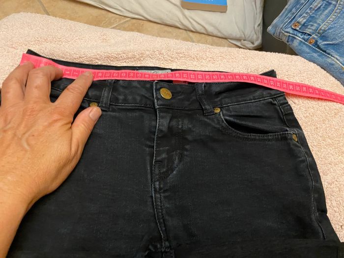 Short en jean noir School Rag w26 - photo numéro 11