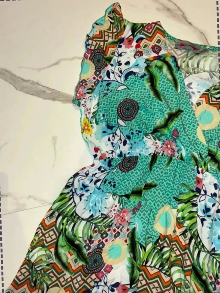 Robe verte d’été - Marseille - taille M - photo numéro 4