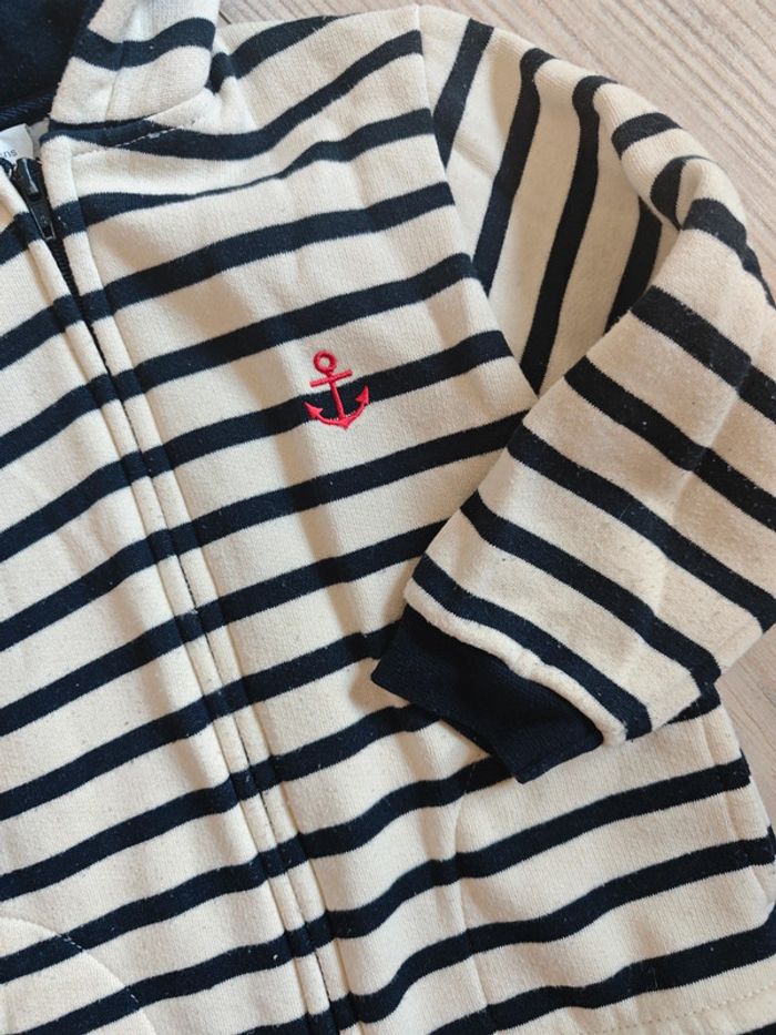 Gilet rayé 4 ans - photo numéro 2