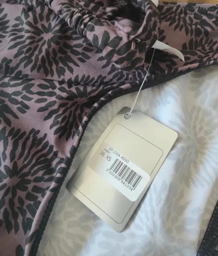 Maillot de bain 2 pièces Livia Monte Carlo noir violet - photo numéro 5