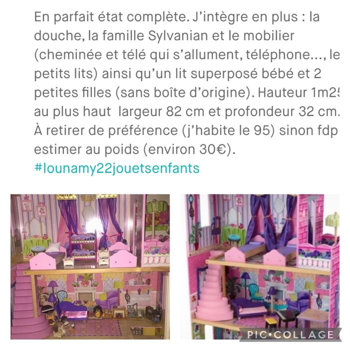 Superbe maison de poupée Kidkraft