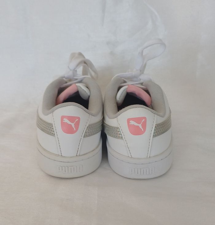 Baskets à lacets  blanches Puma - photo numéro 4