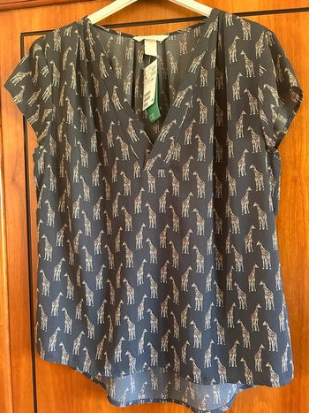 Blouse sans manches col v 40 H&M neuve avec étiquette