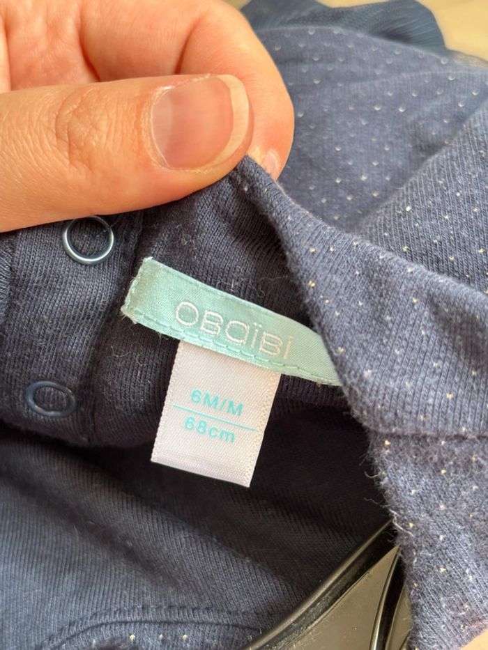 Robe tulle bleu marine 6 mois Obaïbi - photo numéro 6