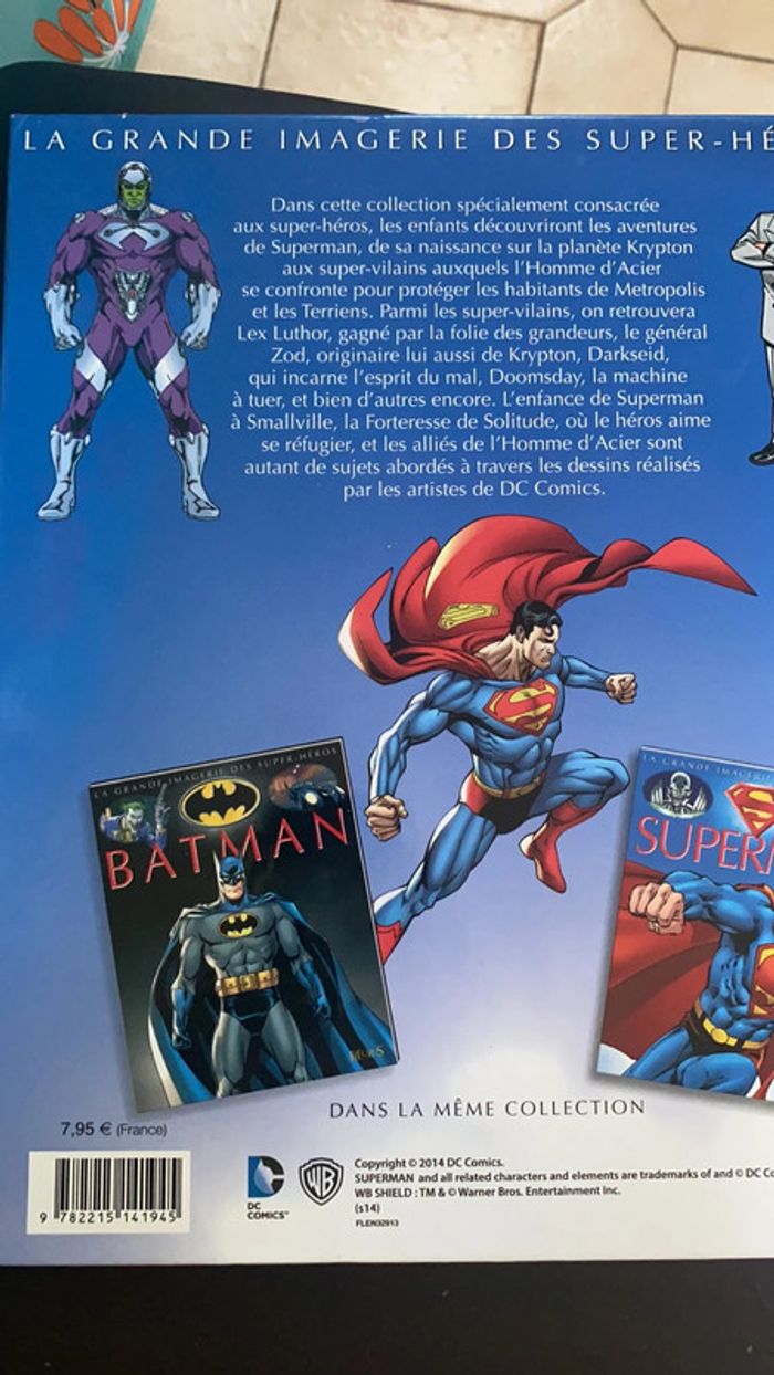La grande imagerie des super héros superman - photo numéro 10