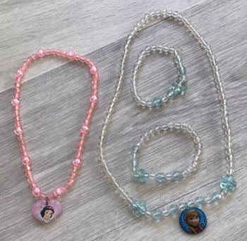 Lots de 2 colliers et 2 bracelets