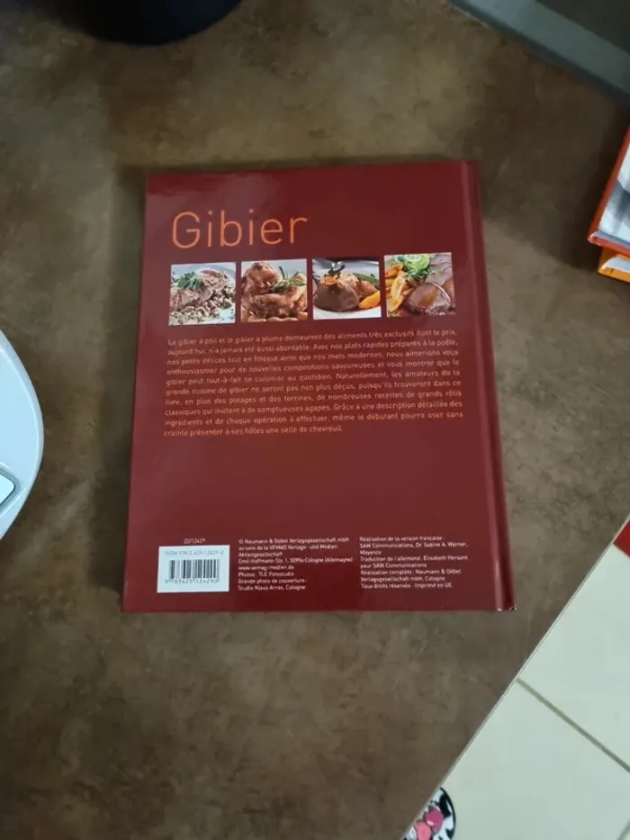 Livre de recettes Gibier - photo numéro 2