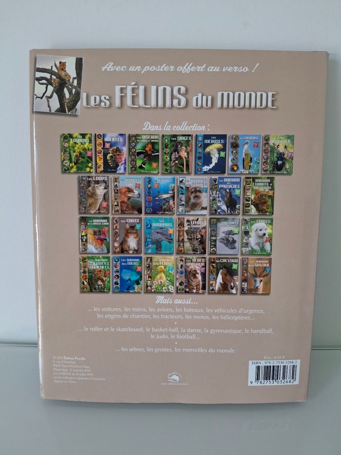 Livre "Les Félins du monde" - photo numéro 2