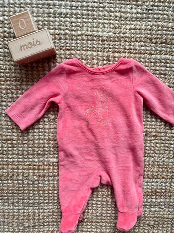 Pyjama velours TAO Naissance / 50cm