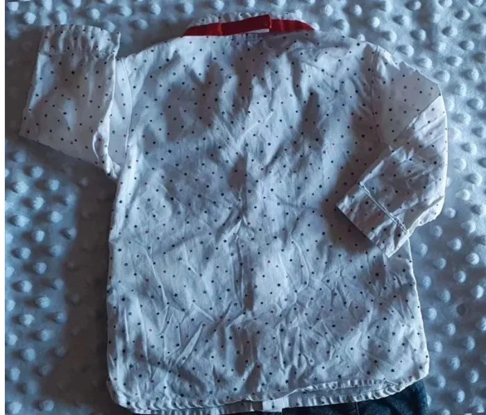 Ensemble  chemise et  pantalon avec  nœud  papillon - photo numéro 5