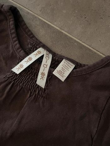 4 ans - tunique marron okaidi