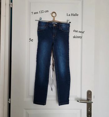 Jean brute skinny la halle 8 ans