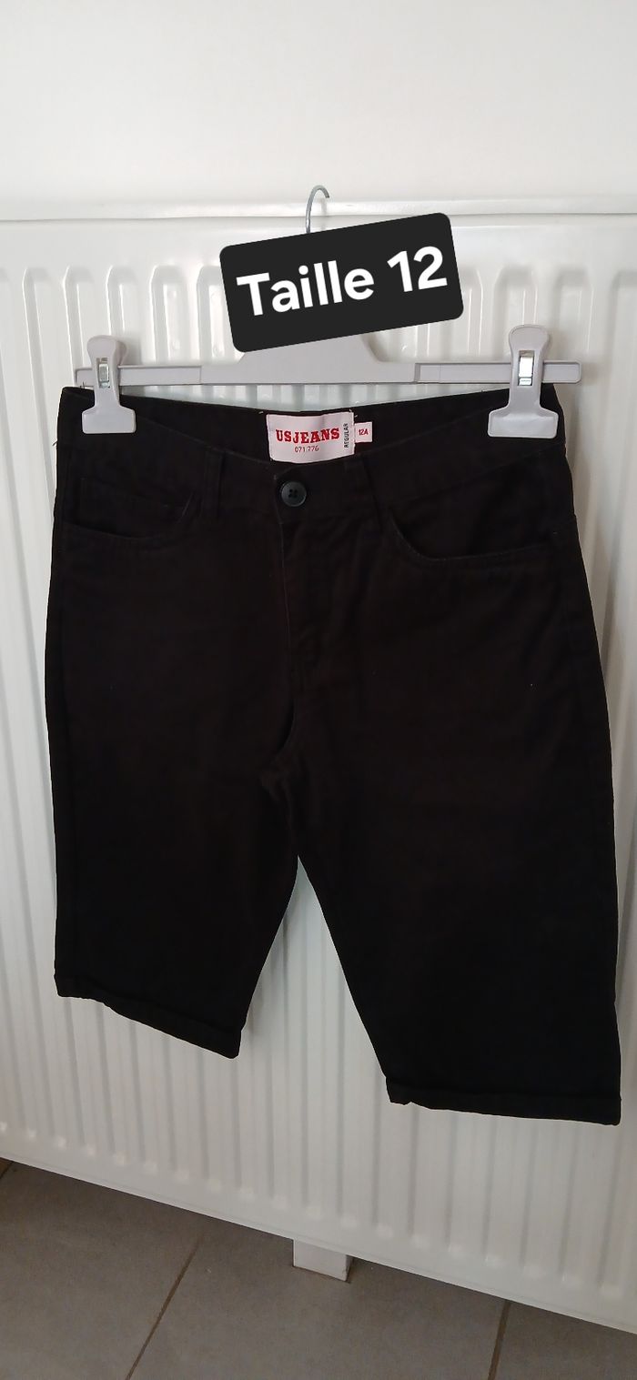 Short en jeans Taille 12 ans marque US jeans - photo numéro 2
