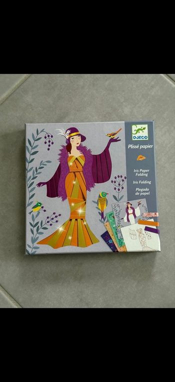 Coffret loisirs créatifs plissé papier Djeco