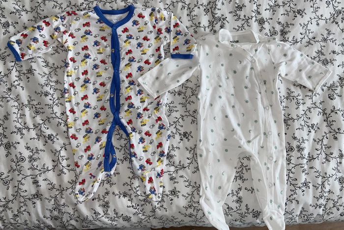 Lot de 2 pyjamas légers 3 mois