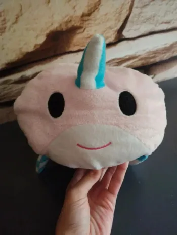 🐻Peluche Boudin Stackins Friends Baleine Rose 🐻