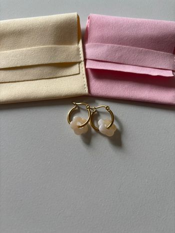 Créole pendentif fleur