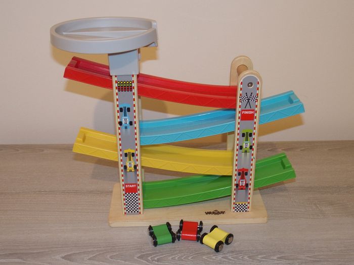 Toboggan piste voitures