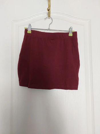 Mini jupe bordeaux