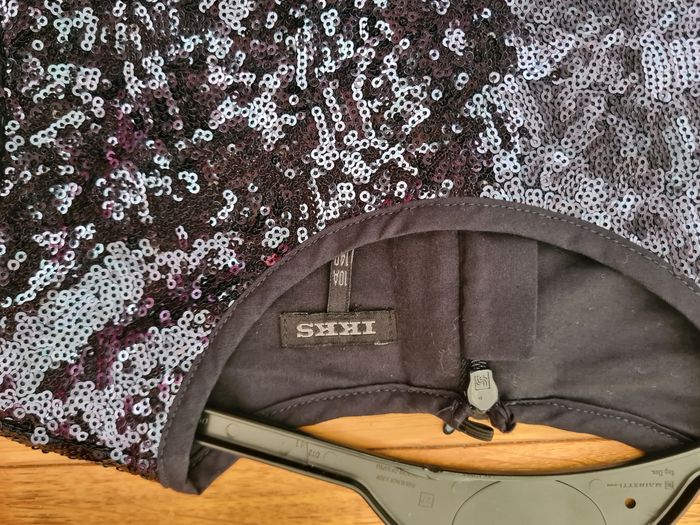 Robe Ikks en strass bleu foncé - photo numéro 3