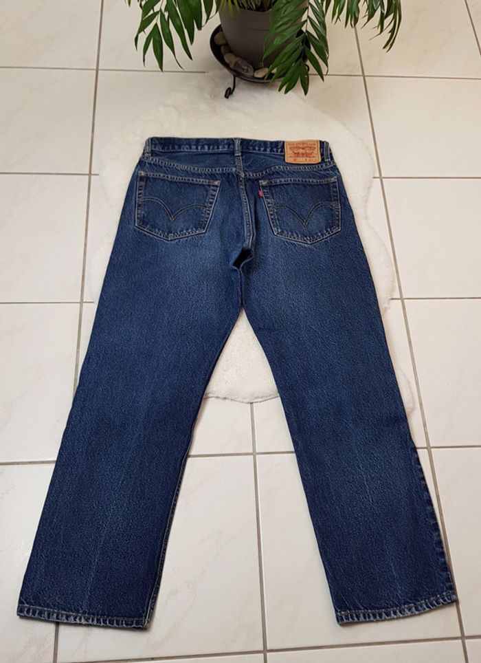 Jean Levi's 505 W33 L30 Bleu Marine - photo numéro 3