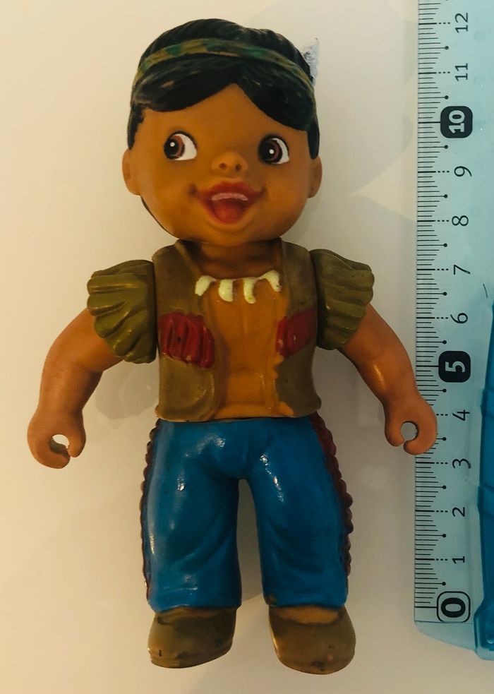70’s 1970 vintage HTL Little Indian figure figurine petit garçon indien Lot SOP77 - photo numéro 5