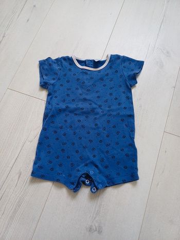 Barboteuse bleu 12 mois