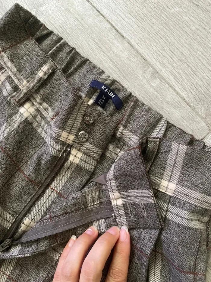 Pantalon à carreaux casual - taille 34 - photo numéro 2
