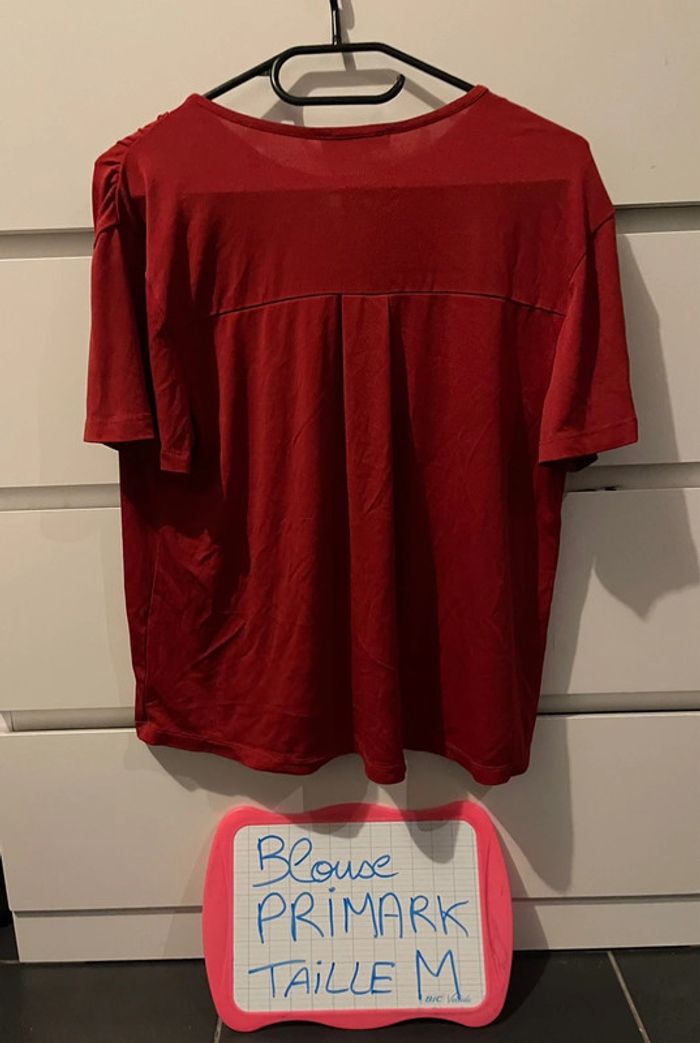 Blouse Primark rouge - photo numéro 3