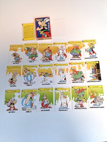 Jeux de 7 familles vintage france cartes ducal Asterix 1995 complet