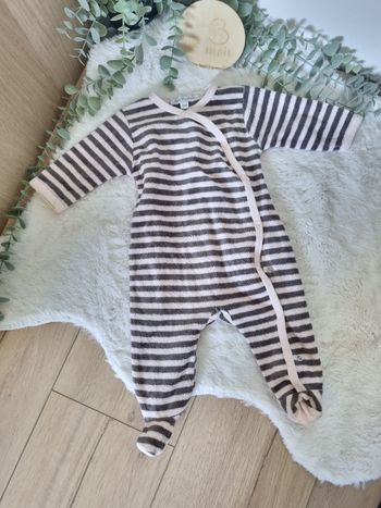 Pyjama velours rayures 3M