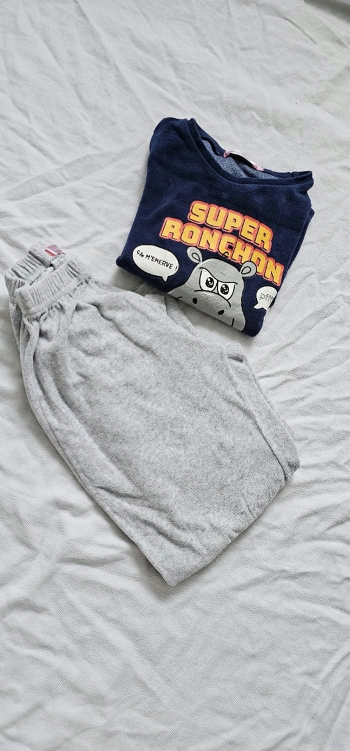 Pyjama deux pièces enfant garçon 8 ans - photo numéro 2