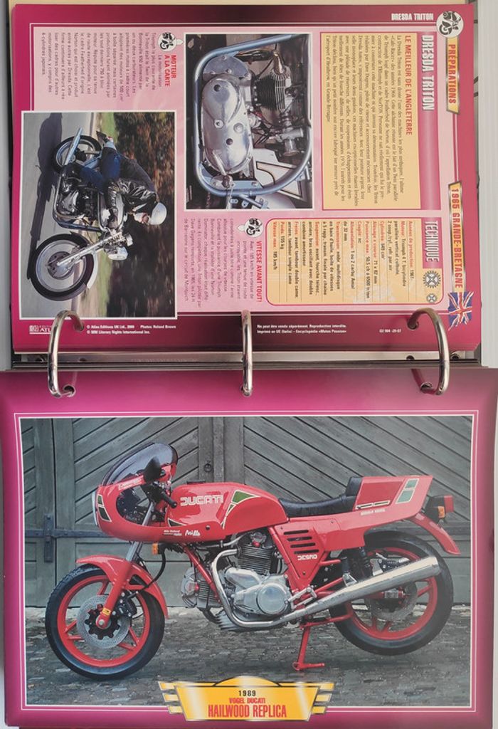 Classeur Motos Passion - Préparations & Customs (175 fiches) - photo numéro 5