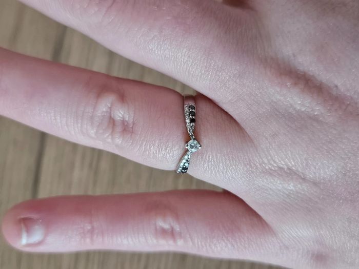 🔅 bague en or blanc - photo numéro 6
