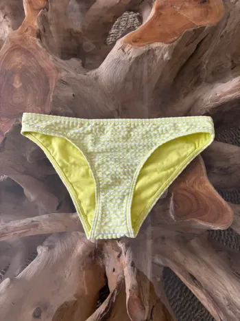 Bas de maillot de bain Roxy jaune blanc S carreaux