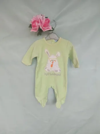 Pyjama / grenouillère mixte Prends ton pouce 1 mois