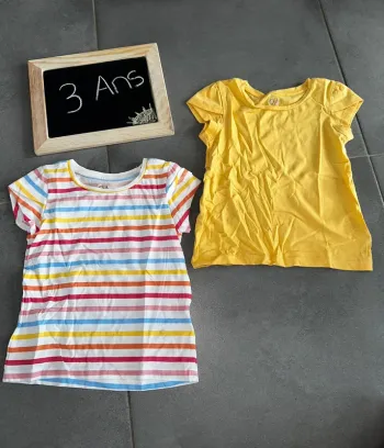 T-shirt fille 3 ans
