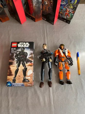 Lot 3 Lego Star Wars - Poe 75115 + Jyn Erso 75119 + Death trooper 75121