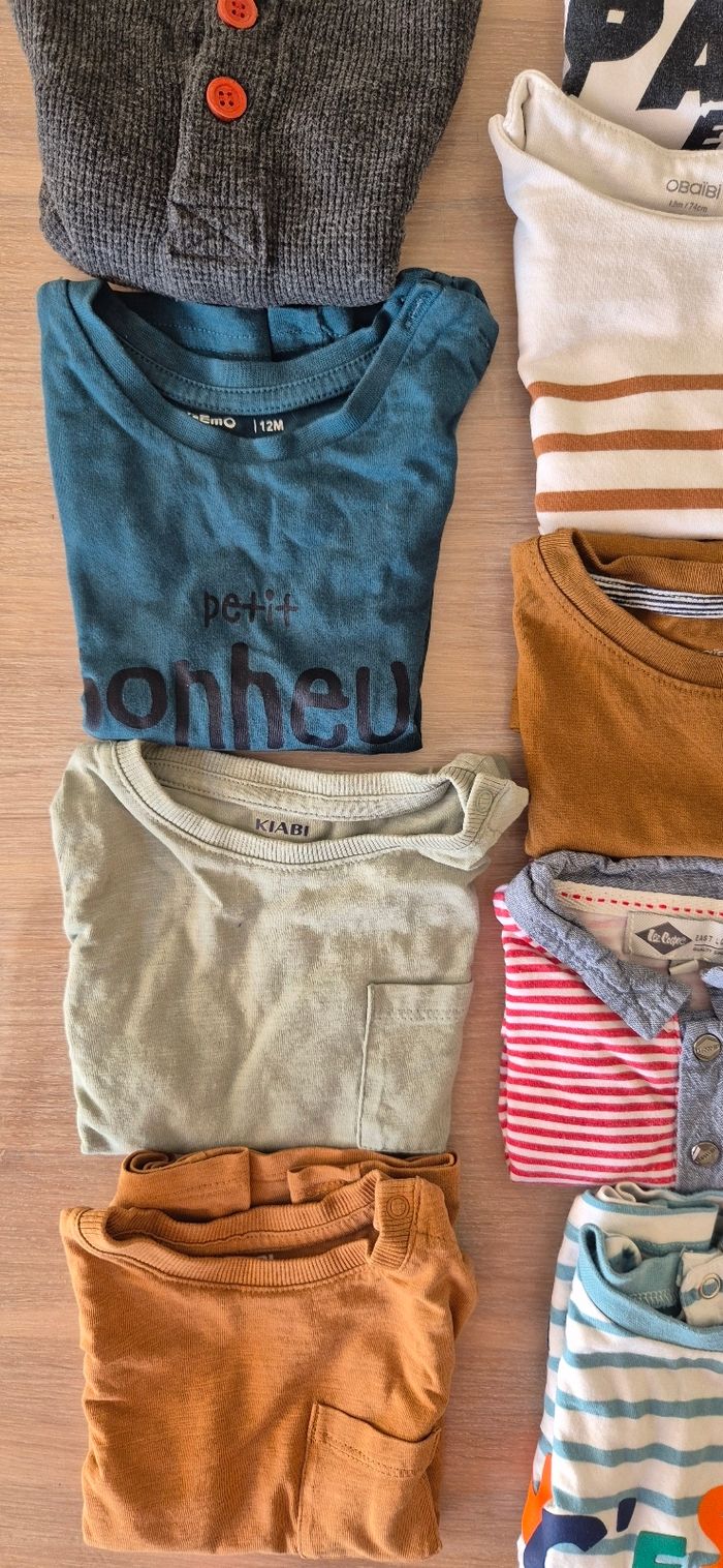 Lot tee-shirts manches longues - photo numéro 3