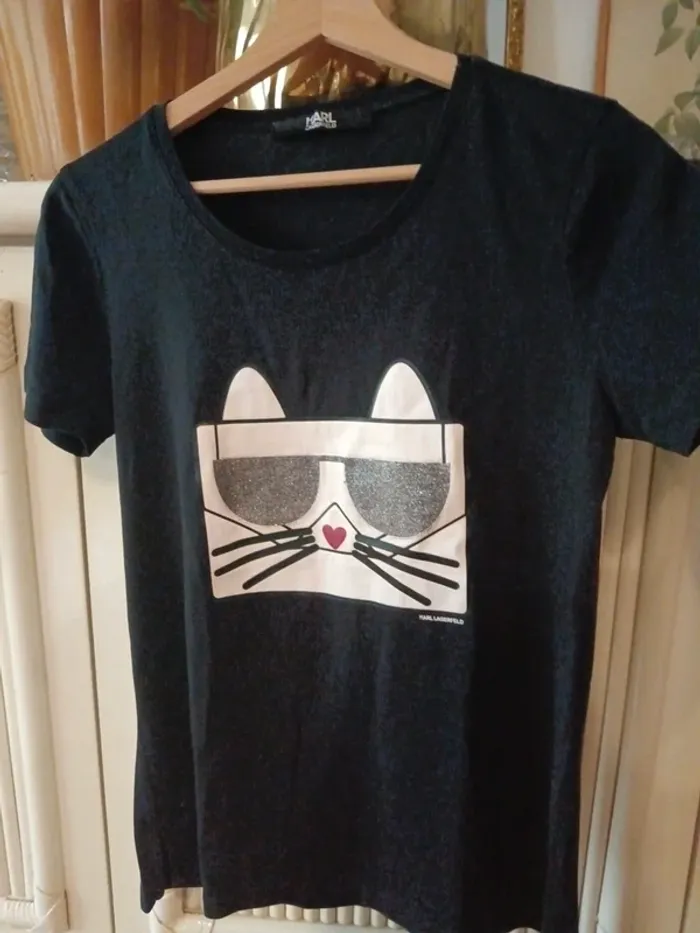 Teeshirt taille S Karl Lagerfeld choupette - photo numéro 2