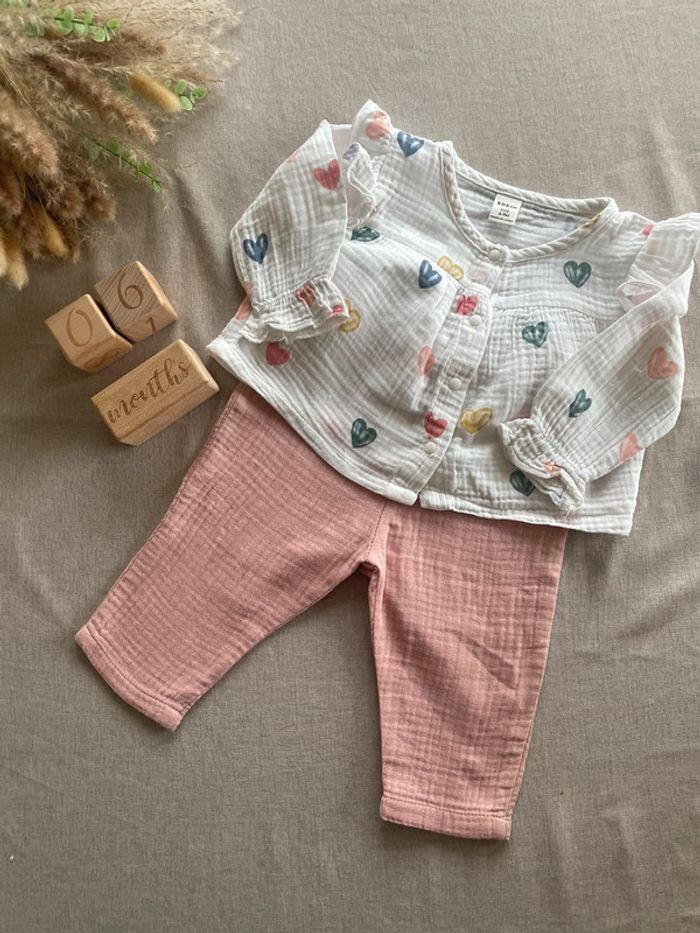 Ensemble 6/9 mois - Fille
