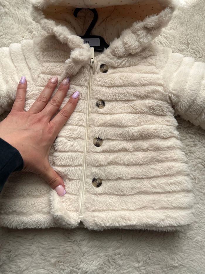 Veste polaire orchestra beige 9 mois - photo numéro 2